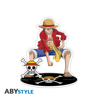 Ακρυλική Φιγούρα AbyStyle - Acryl Red Collection - One Piece - Monkey D. Luffy (10cm)