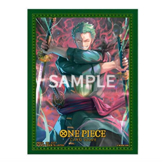 Bandai One Piece CG Sleeves - Standard Size (70pcs) - Official Sleeves 11 - Roronoa Zoro