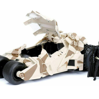 Φιγούρα Jada Diecast Model - DC Comics - Batman - The Dark Knight - Batman with Batmobile (Camo) (1/24)