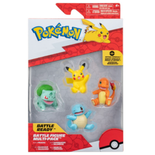 Φιγούρα Jazwares Vinyl Figure - Pokemon Battle Figure Pack - Pikachu / Bulbasaur / Charmander / Squirtle