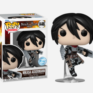 Φιγούρα Funko POP! Attack on Titan - Mikasa Ackermann (with Thunder Spears) (Metallic) (Funko Special Edition) #1446