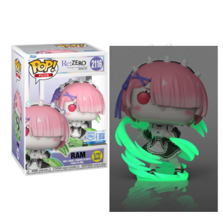 Φιγούρα Funko POP! Plus Re:Zero - Starting Life in Another World - Ram (Wind Magic) (Glows in The Dark) (Special Edition) #2116