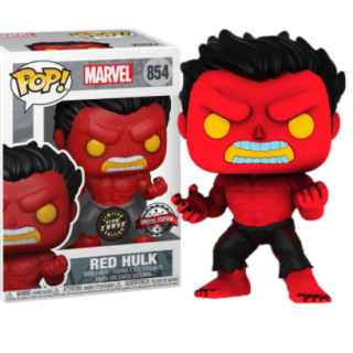 Φιγούρα Funko POP! Marvel - Red Hulk (Special Edition) (Glow Chase) #854
