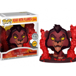 Φιγούρα Funko POP! Deluxe Disney - Lion King - Scar with Flames (Red) (Special Edition) (Chase) #544