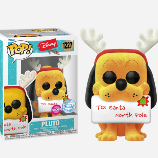 Φιγούρα Funko POP! Disney - Pluto (Christmas) (Flocked) (Special Edition) #612