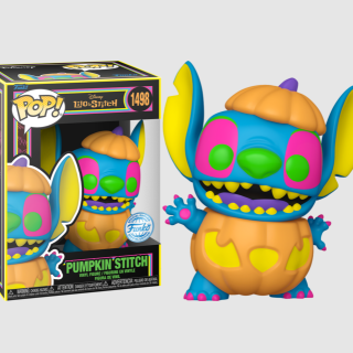 Φιγούρα Funko POP! Disney - Lilo and Stitch - Pumpkin Stitch (Black Light) (Funko Special Edition) #1498