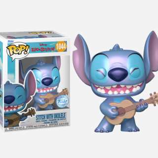 Φιγούρα Funko POP! Disney - Lilo and Stitch - Stitch with Ukulele (Pearlescent) (Special Edition) #1044
