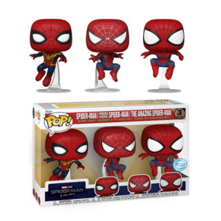 Φιγούρα Funko POP! Marvel - Spider-Man - No Way Home - Spider-Man / Friendly Neighborhood Spider-Man / The Amazing Spider-Man (Funko Special Edition) 3-Pack