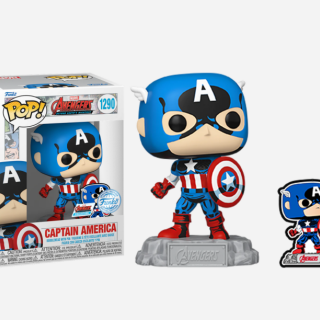 Φιγούρα Funko POP! Marvel - Avengers Beyond Earth’s Mightiest - Captain America (with Pin) (Amazon Exclusive) #1290