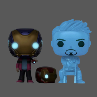 Φιγούρα Funko POP! Marvel - Avengers Endgame - Morgan Stark and Tony Stark (Glows in the Dark) (POP in a Box Exclusive) 2-Pack (Second Hand)