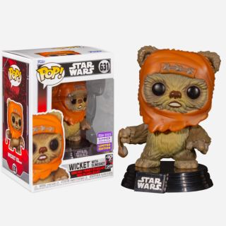 Φιγούρα Funko POP! Star Wars - Return of the Jedi (40th Anniversary) - Wicket with Slingshot (2023 Summer Convention Limited Edition) #631