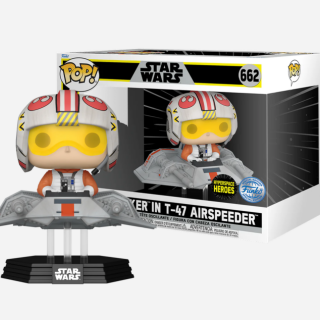 Φιγούρα Funko POP! Rides Star Wars - Luke Skywalker in T-47 Airspeeder (Funko Special Edition) #662