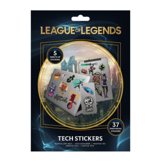 Αυτοκόλλητα Pyramid - Tech Stickers - League of Legends (37 Individual Stickers)