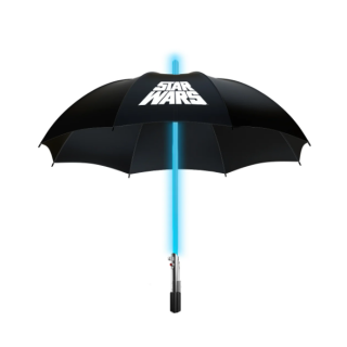 Ομπρέλα Grupo Erik - Premium Umbrella - Star Wars - Blue Lightsaber (Luke Skywalker) (88cm)