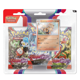 Pokemon TCG - Scarlet & Violet 1 - 3-Booster Blister - Arcanine