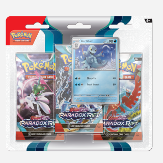 Pokemon TCG - Scarlet & Violet 4 - Paradox Rift - 3-Booster Blister - Arctibax