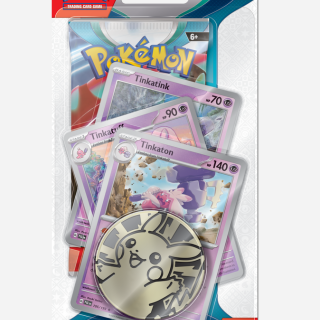 Pokemon TCG - Scarlet & Violet 4 - Paradox Rift - Premium Checklane Blister - Tinkaton