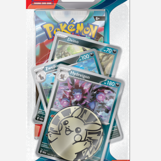 Pokemon TCG - Scarlet & Violet 4 - Paradox Rift - Premium Checklane Blister - Hydreigon