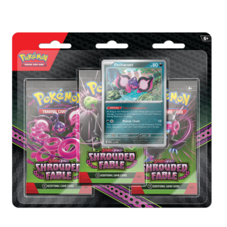Pokemon TCG - Scarlet & Violet 6.5 - Shrouded Fable - 3-Booster Blister - Pecharunt
