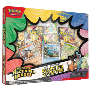Pokemon TCG - Mega Evolution 2.5 - Ascended Heroes - First Partners Deluxe Pin Collection