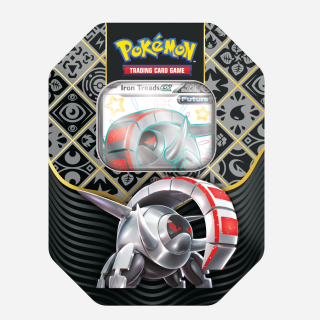 Pokemon TCG - Scarlet & Violet 4.5 - Paldean Fates - 4-Booster Tin - Iron Treads ex