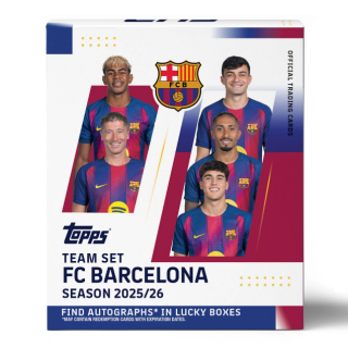 Κάρτες Sports Trading Cards - Topps Team Set 2025-26 - FC Barcelona (6 Packs)