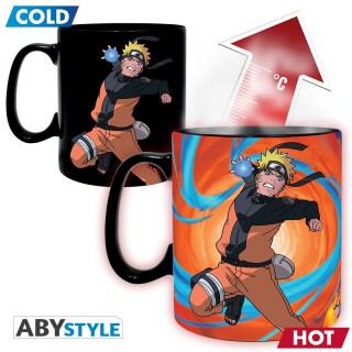 Κούπα Naruto Shippuden - Naruto and Sasuke Heat Change Mug (460ml)