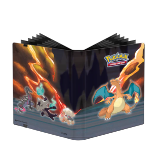 Ultra Pro Binder - 9 Pocket Portfolio (with Elastic Strap Closure) - Pokemon - Charizard and Alolan Marowak