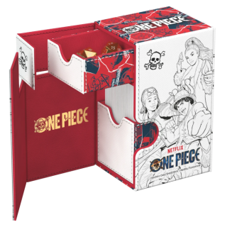 Ultimate Guard Deck Box - Flip n Tray XenoSkin (80+) - One Piece Netflix - Straw-Hat Pirates Crew (Sketch)