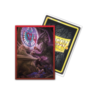 Dragon Shield Matte Sleeves - Standard Size - Brushed Art - Valentine Dragons 2022