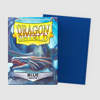 Dragon Shield Matte Sleeves - Standard Size - Solid Colour - Blue