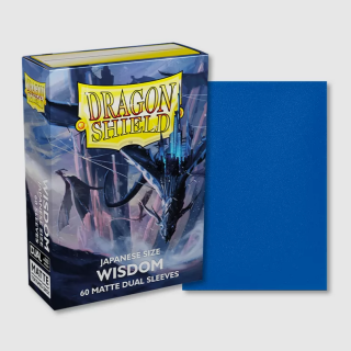 Dragon Shield Dual Matte Sleeves -  Japanese Size - Wisdom (60pcs)