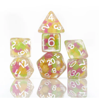 Dice Set - Ζάρια Sirius - Melon Ball Glowworm (8pcs)