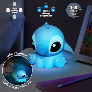 Φωτιστικό Paladone 3D Silicone Light - Disney - Lilo and Stitch - Stitch (15cm)