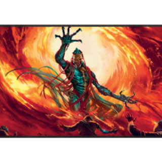 UP - MtG Playmat - Black Stitched - Gix, Yawgmoth Praetor (Brothers War)