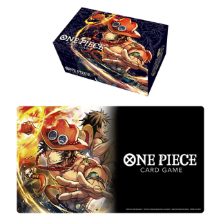 Bandai - One Piece CG - Playmat and Storage Box Set - Portgas D. Ace