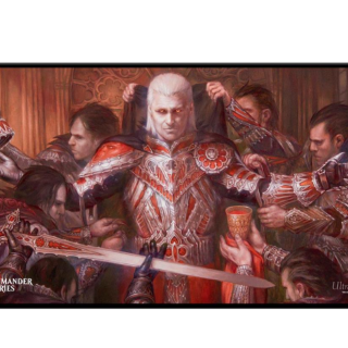 UP - MtG Playmat - Black Stitched Edge - Commander Series - Edgar Markov