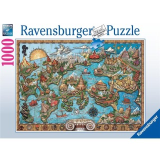 Ravensburger Puzzle - Map of Atlantis 1000pcs