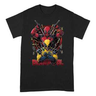Μπλούζα Heroes Inc T-Shirt - Marvel - Deadpool 3: Deadpool and Wolverine (L)