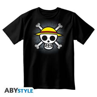 Μπλούζα AbyStyle T-Shirt - One Piece - Straw Hat Pirates (Skull) (M)