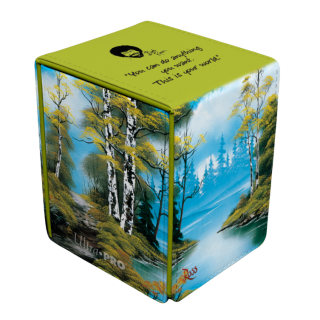 Ultra Pro Deck Box - Alcove Flip Box - Bob Ross - Lakeside Path