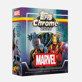 Συλλεκτικές Κάρτες Topps - 2026 Marvel Comics - Chrome Mega Box (8 Packs)