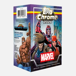 Συλλεκτικές Κάρτες Topps - 2026 Marvel Comics - Chrome Value Box (8 Packs)