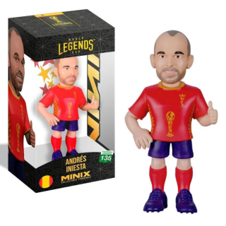 Φιγούρα Minix Figure - Football - Wolrd Cup Legends - Spain - Andres Iniesta #135 (22cm)