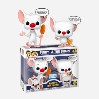 Φιγούρα Funko POP! 2-Pack Pinky and The Brain - Pinky and The Brain (Sayings) (Glows in The Dark) (Special Edition)