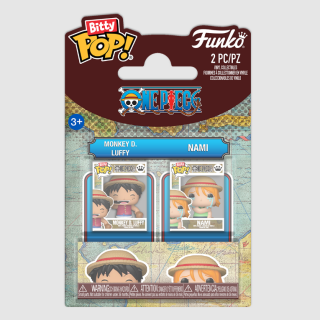 Φιγούρα Funko POP! Bitty 2-Pack One Piece - Monkey D. Luffy and Nami