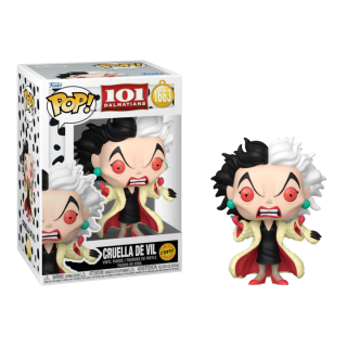 Φιγούρα Funko POP! Disney - 101 Dalmatians - Cruella De Vil (Angy) (Chase) #1663 (1+1 Pack)