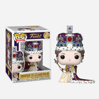 Φιγούρα Funko POP! Premium (12cm) Royals - Queen Elizabeth II (Coronation) #07