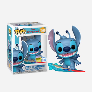 Φιγούρα Funko POP! Disney - Lilo and Stitch - Stitch on Surfboard (2025 Summer Convention Limited Edition) #1594