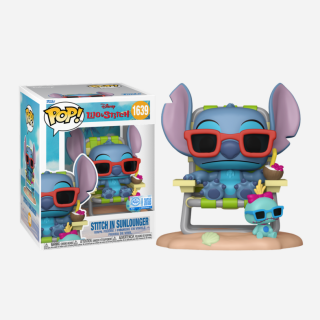 Φιγούρα Funko POP! Premium (12cm) Disney - Lilo and Stitch - Stitch in Sunlounger (Special Edition) #1639
